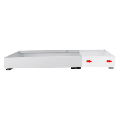 43-68cm Pull-Out Kitchen Extendable Steel Cabinet Tray Sliding Drawer Rack Holder