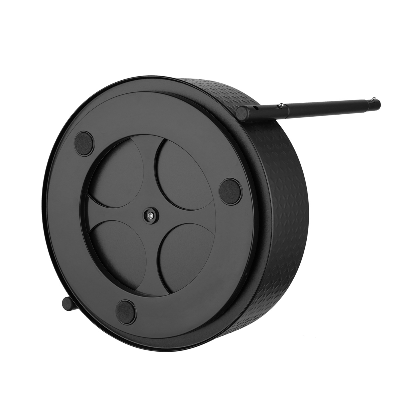 2 Tier Kitchen Rotating Spice Seasoning Lazy Susan Organizer Rack Paper Hanger Black Bathroom Cosmetics Lotion Storage Towel Holder