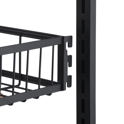 4 Tiers Hanging Bathroom Storage Rack Over Door Shower Caddy Basket Bath Storage Holder Organizer Shelf Black