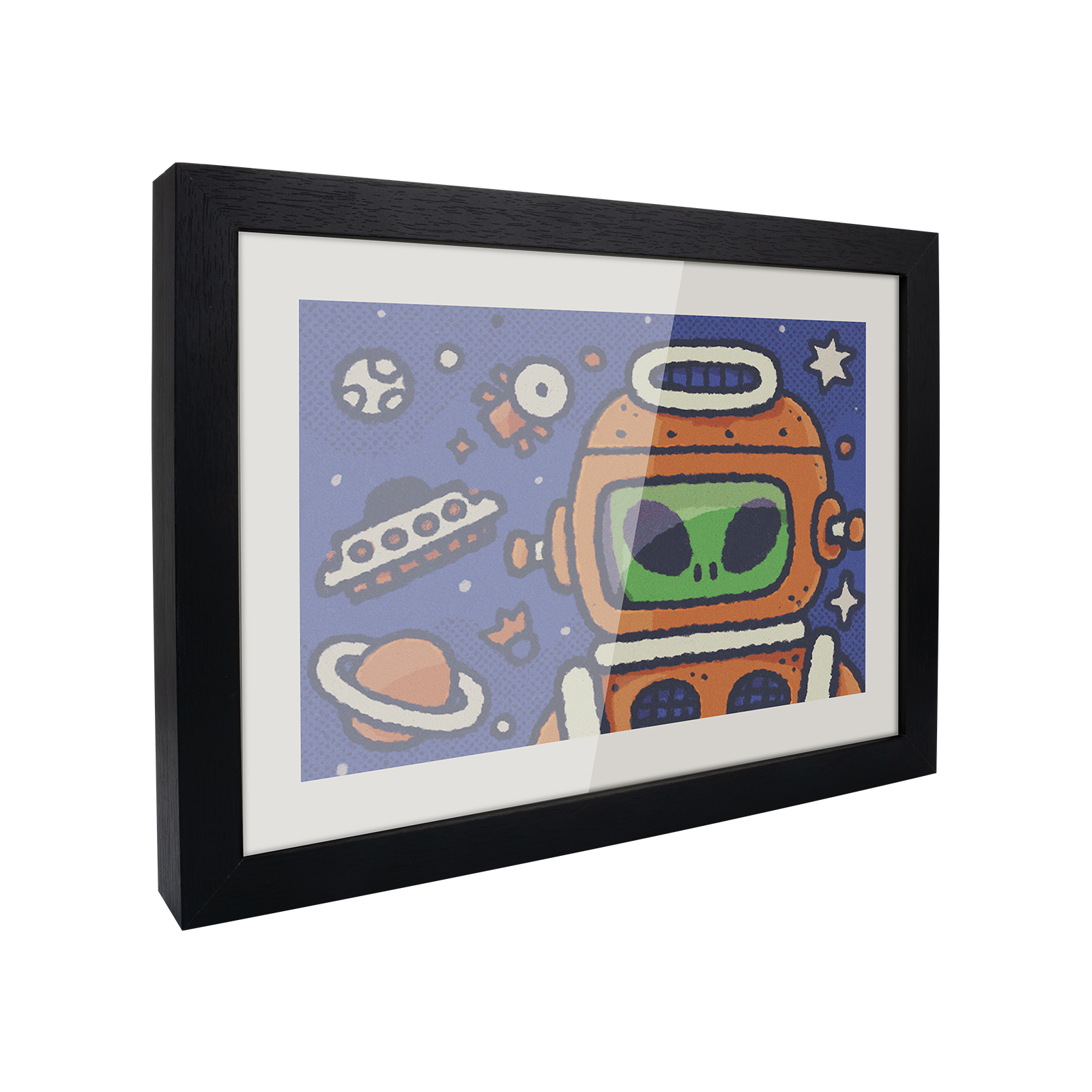 A4 Children Kids Art Black Colour Frame Stand Table Desk Decor Storage Display