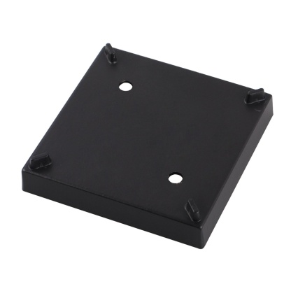 115mm Solid Brass Tile Insert Shower Floor Waste Bathroom Square Great Drain Water Outlet Matte Black