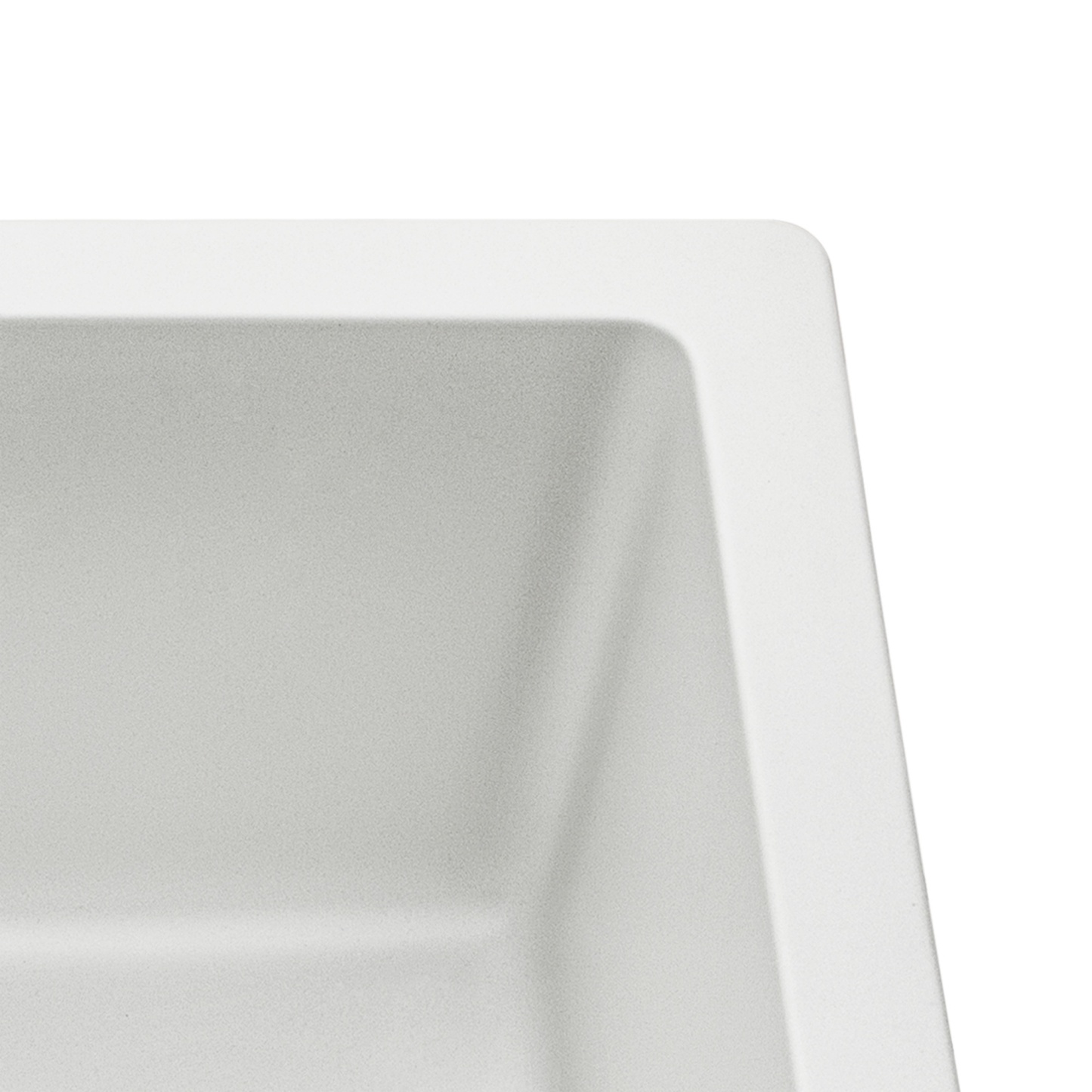 Granite Stone Single Bowl Kitchen Sink Oil-Proof Top/Under Mount Laundry Bar Basin Black/White