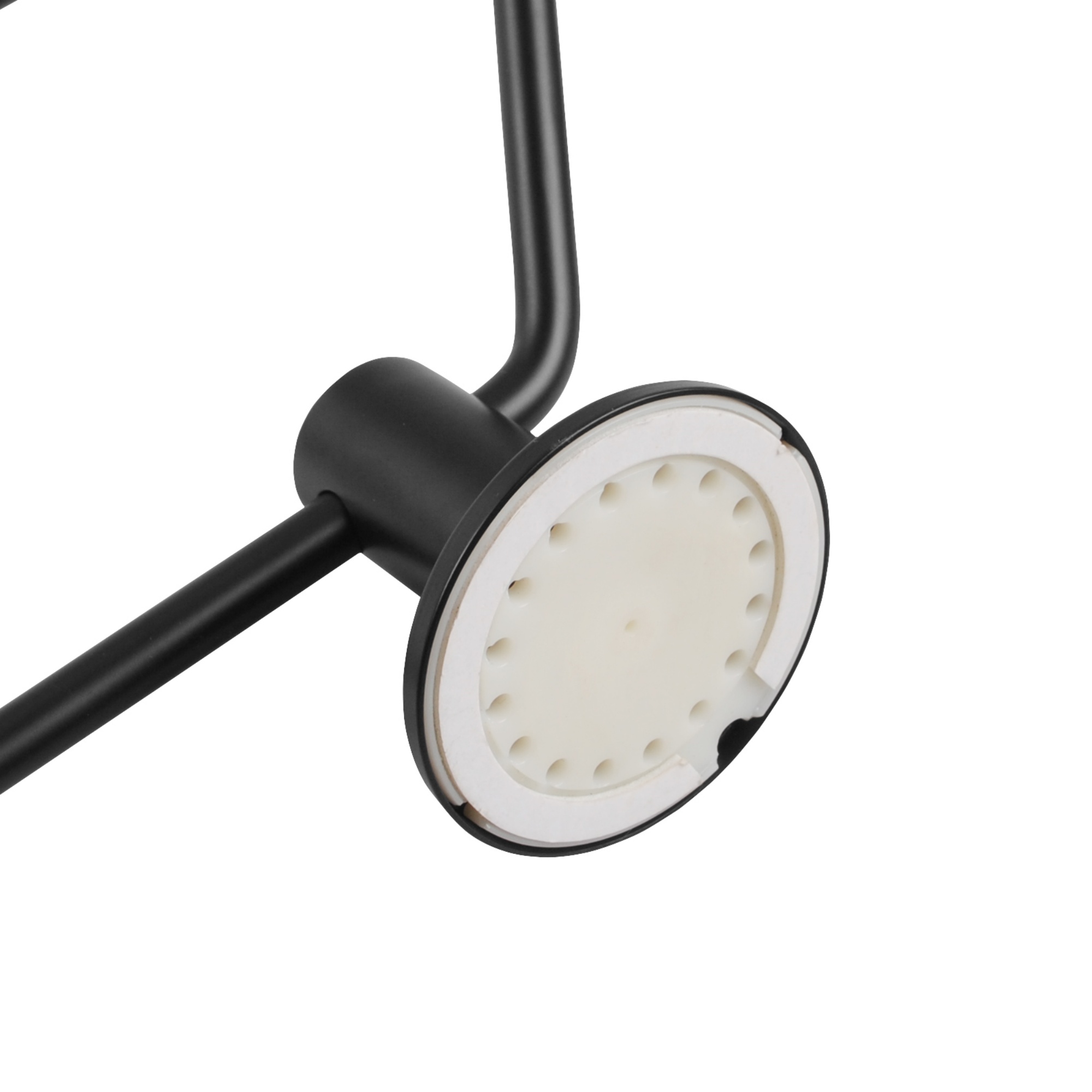 600mm Bathroom Round Stainless Steel Double Towel Rail Wall Mounted 2 Bar Towel Clothes Hanger Holder Matte Black