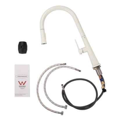 Brass 360° Swivel Pull-Out 2 Function Kitchen Sink Mixer Tap Laundry Basin Vanity Spout Faucet Chrome/Black/Granite Grey/White Granite