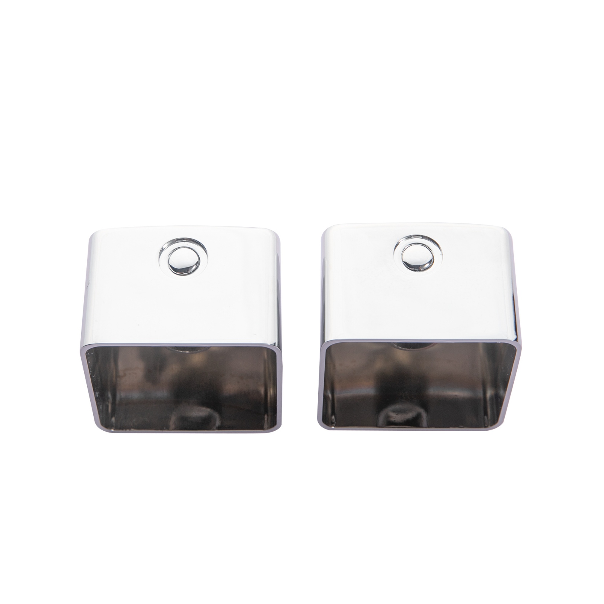 Bathroom 1/4 Turn Square Brass Shower Wall Tap Set Bath Basin Wall Mounted Shower Head Hot and Cold Water Twin Taps