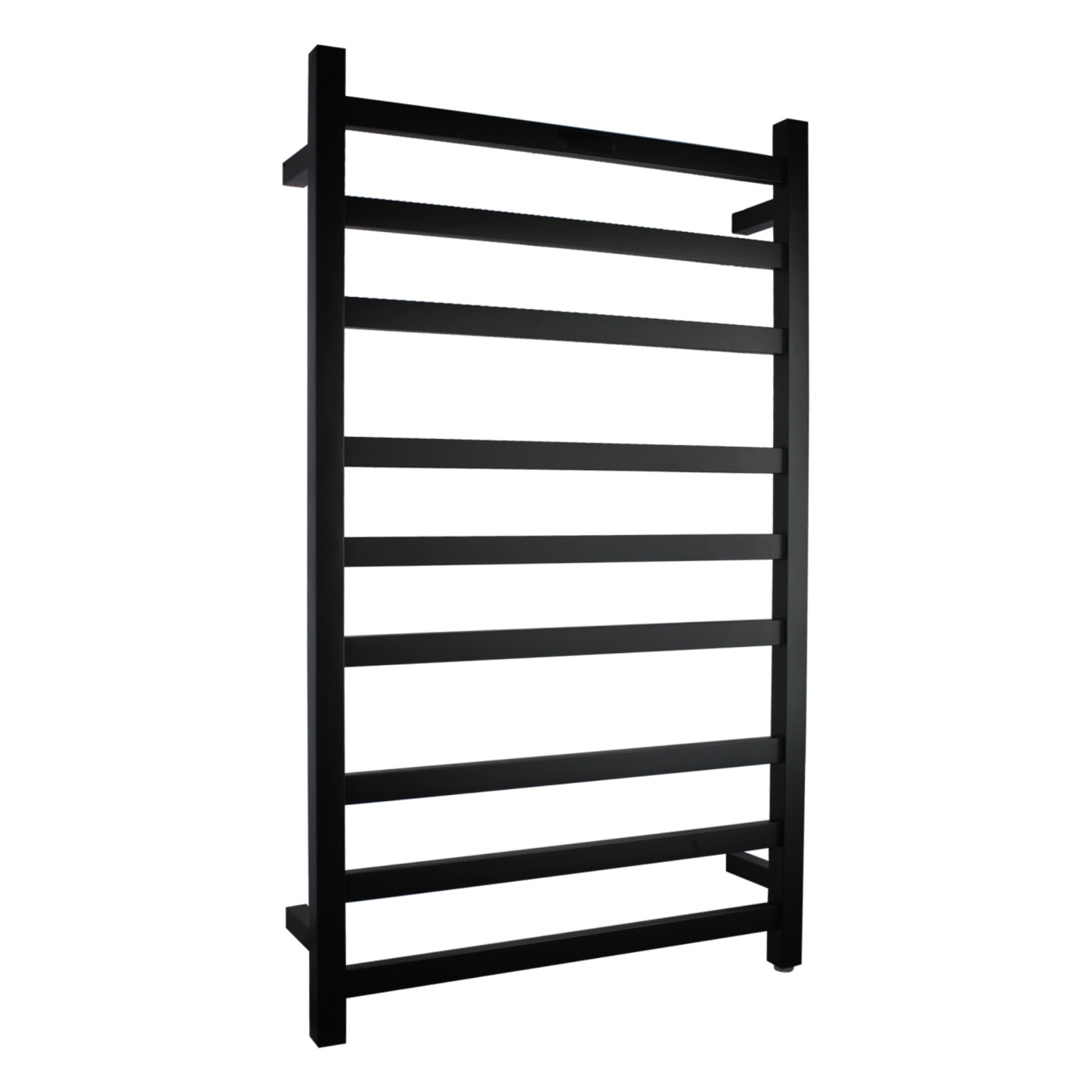 600 x 1000mm 9 Bar Bathroom Electric Stainless Steel Heated Towel Rail Rack Wall Mounted Tower Clothes Warmer Hanger Holder Black/Chrome