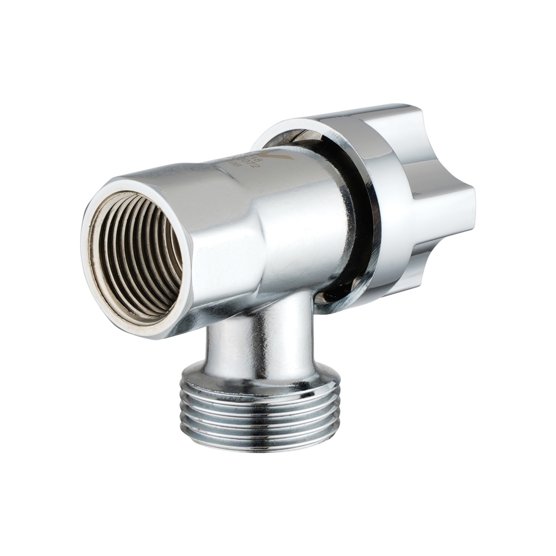 Round Brass Pair Laundry Washing Machine Taps 1/4 Turn Wall Twin Taps Hot and Cold Water Taps Chrome / Black