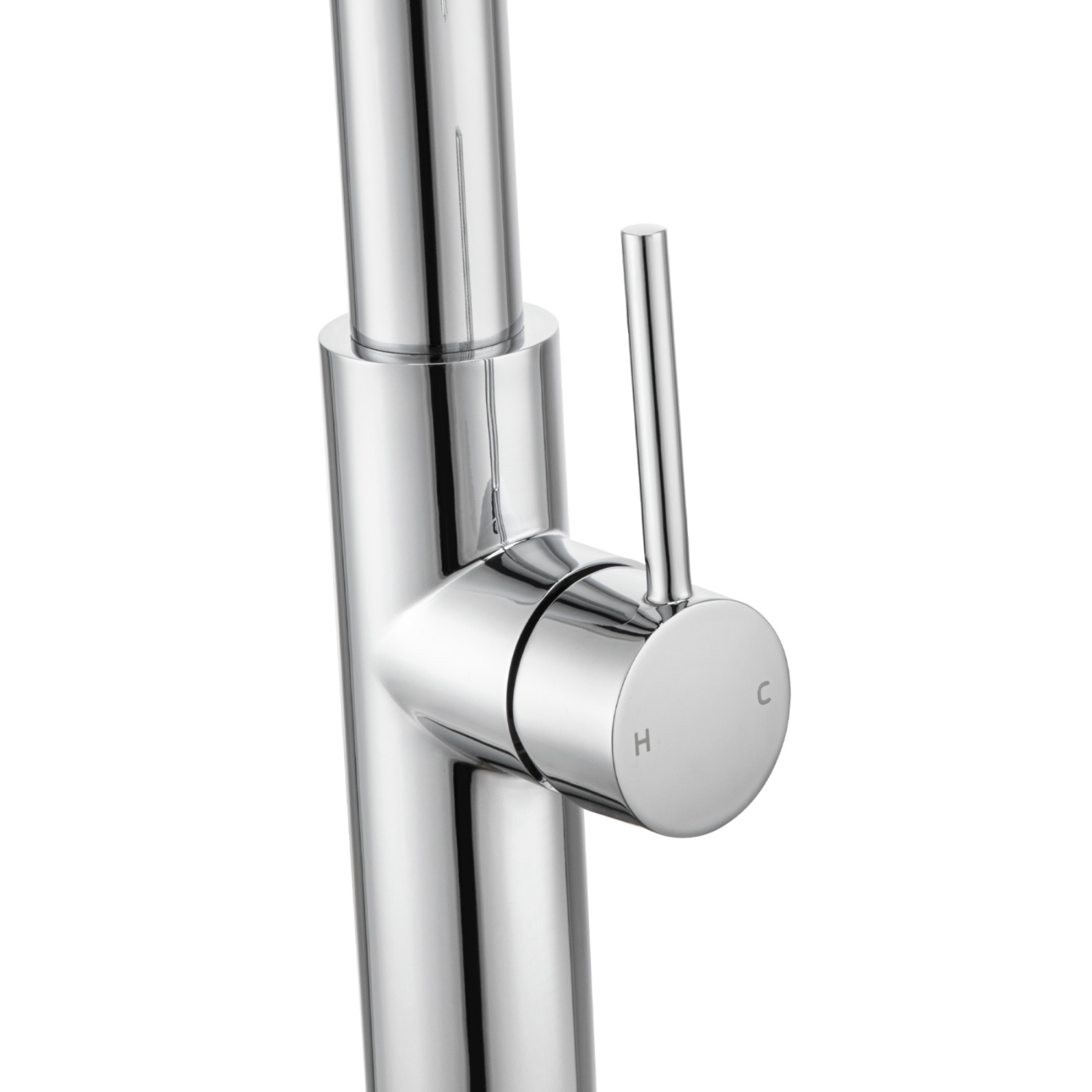 360° Swivel Pull-Out Kitchen Sink Mixer Tap 2 Function Laundry Basin Spout Faucet Chrome/Matte Black