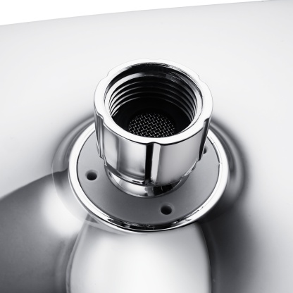 12'' 300mm Rectangular Rainfall Shower Head Bathroom Plastic Shower Head Rose