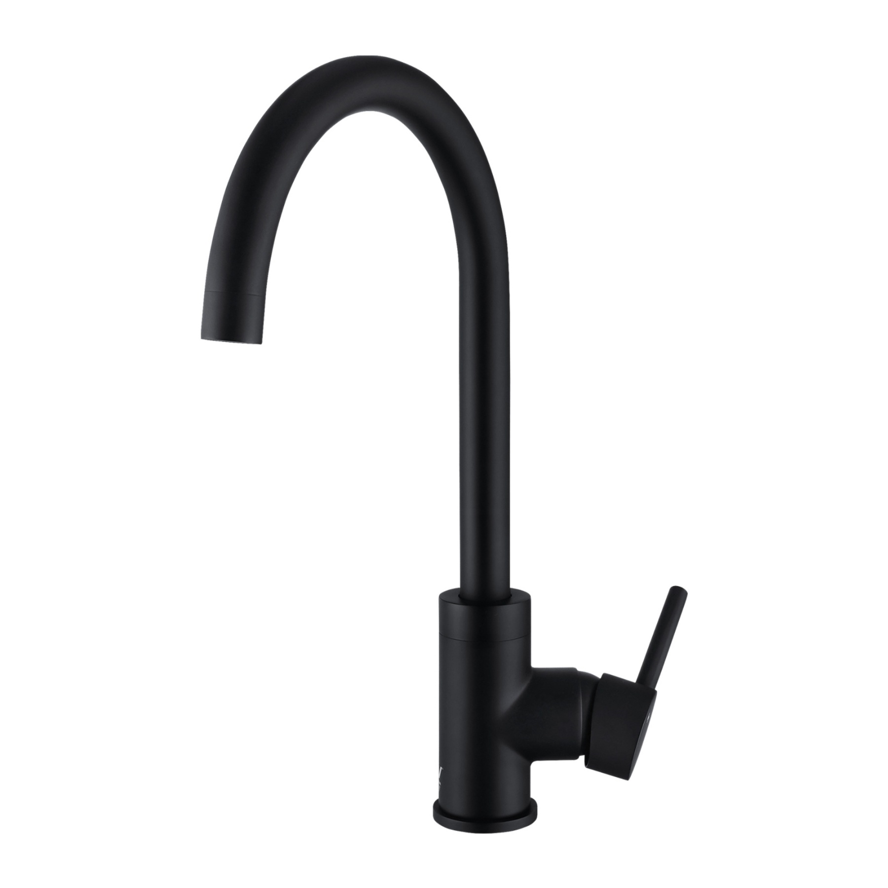 360° Swivel Spout Brass Kitchen Mixer Tap Round Laundry Basin Sink Faucet Chrome/Matte Black/Brushed Nickel
