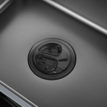 Stainless Steel Single Bowl Counter Top Control Kitchen Sink Smart Drainage Detachable Colander Satin Brush/Dark Grey/Yellow Gold