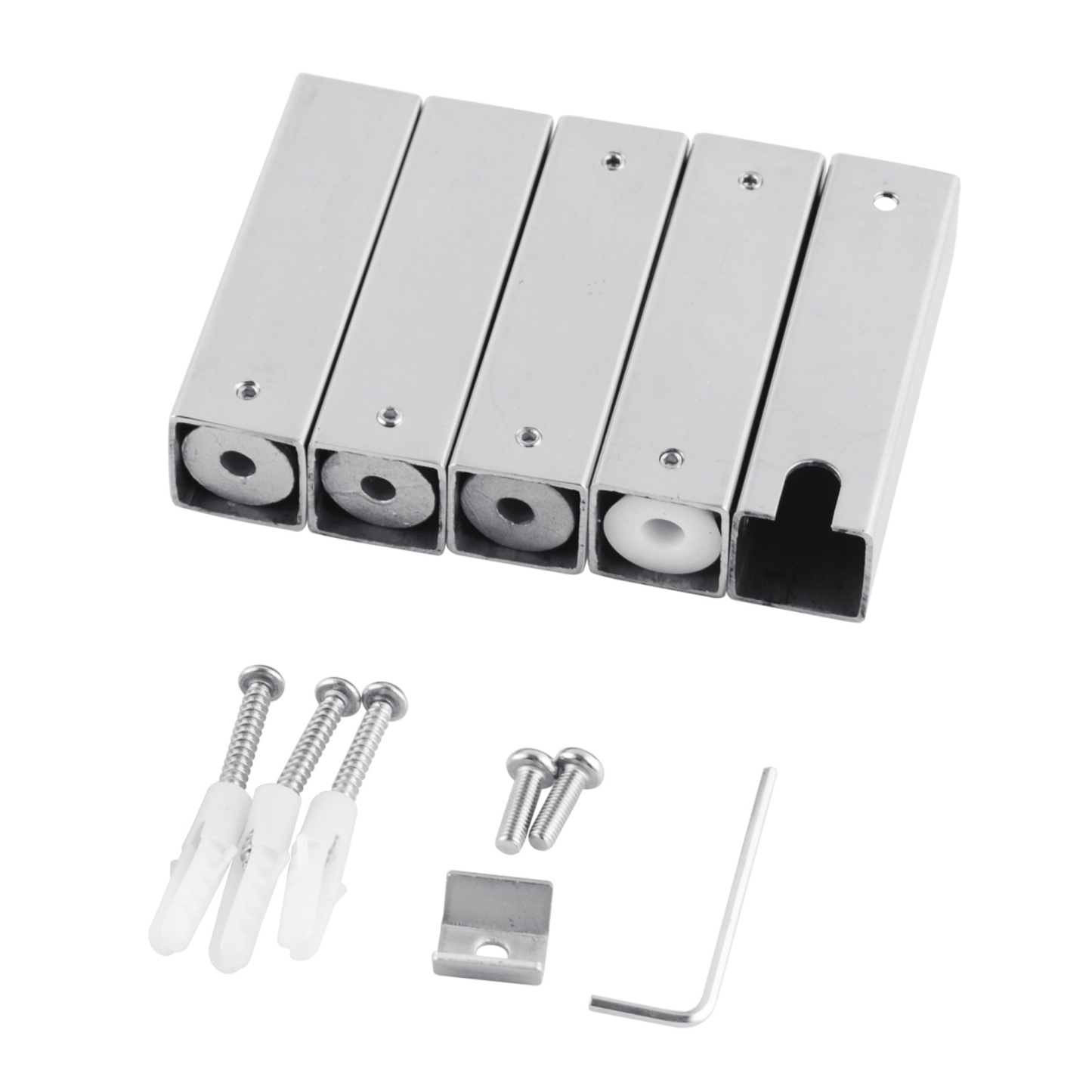 600 x 1000mm 9 Bar Bathroom Electric Stainless Steel Heated Towel Rail Rack Wall Mounted Tower Clothes Warmer Hanger Holder Black/Chrome