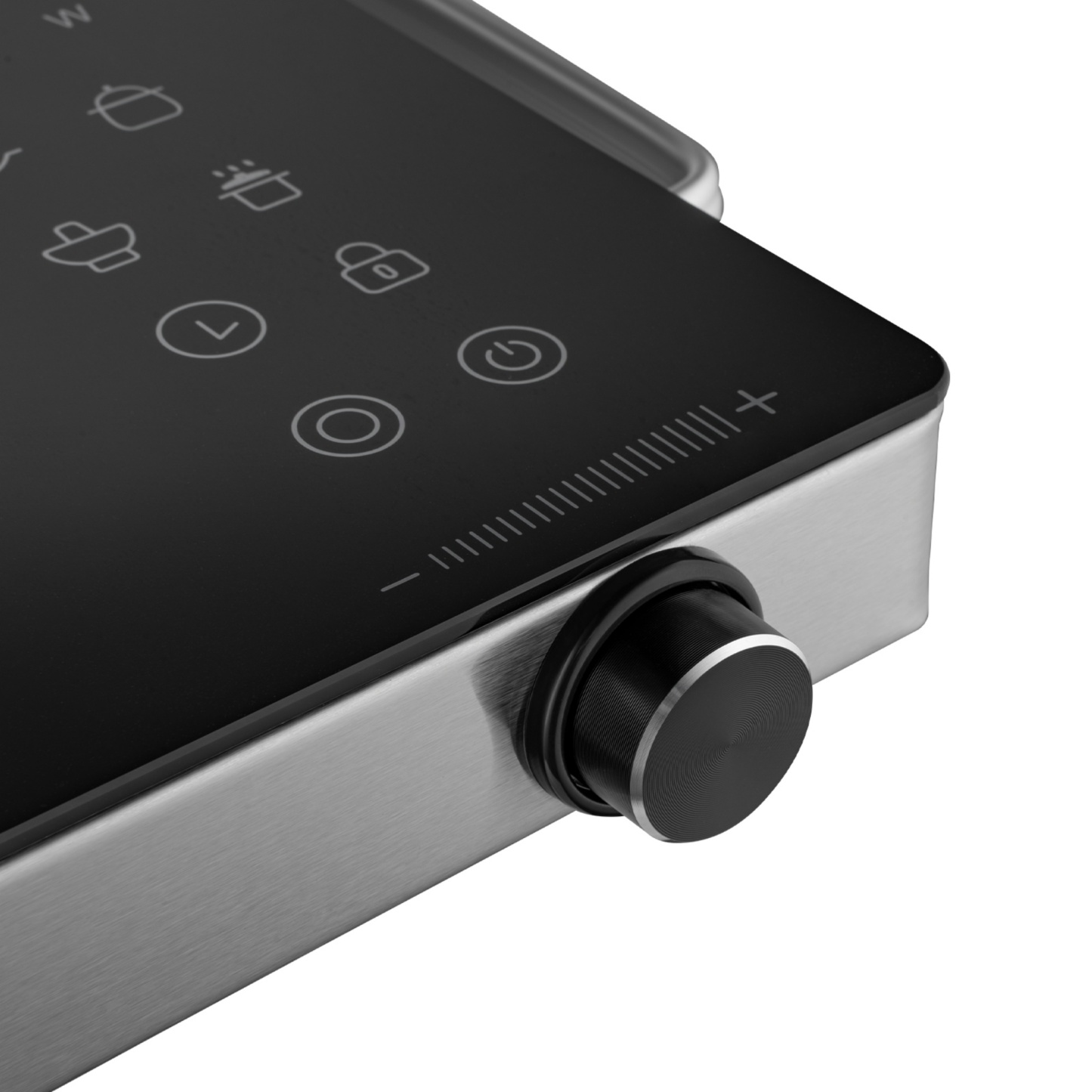 3 Function 2800W Black Portable Ceramic Electric Induction Cooktop Kitchen Hob Plate Stove Touch Knob Control 