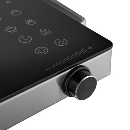 3 Function 2800W Black Portable Ceramic Electric Induction Cooktop Kitchen Hob Plate Stove Touch Knob Control 