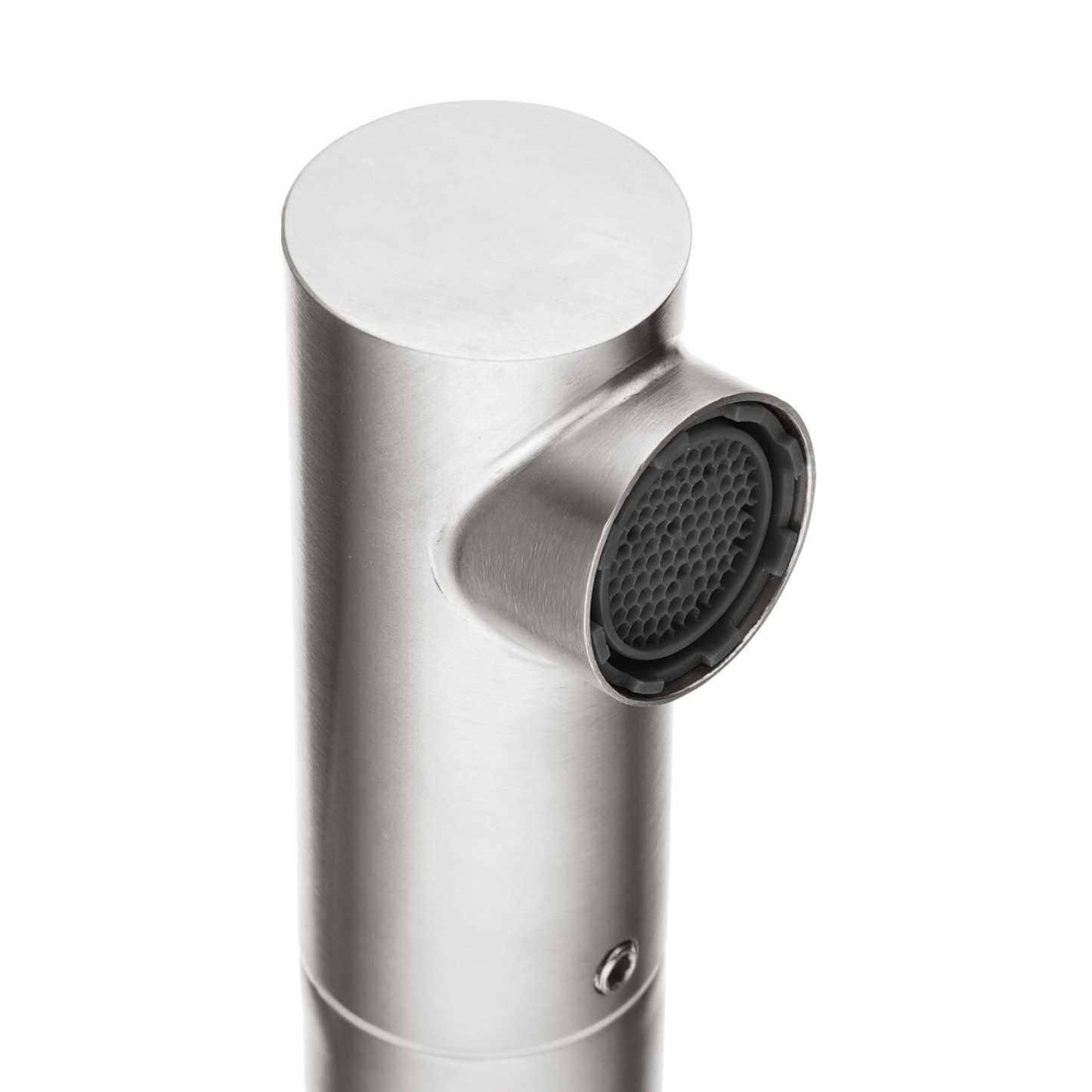 Bath Basin Round Stainless Steel Mixer Tap Laundry Sink Vanity 360° Swivel Nozzle Flick Faucet Chrome/Black