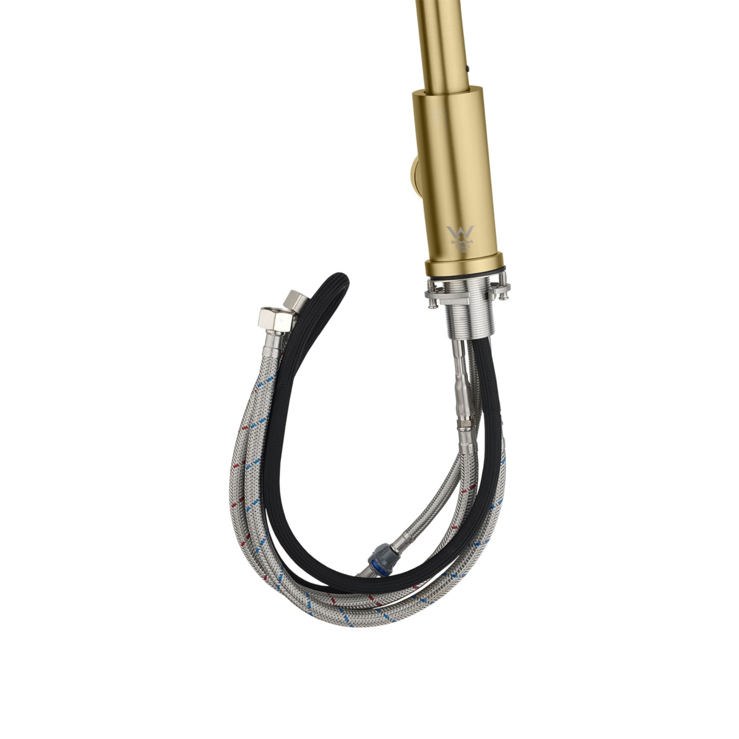 Stainless Steel 3 Function Pull Out Kitchen Sink Mixer Tap Laundry Basin 360° Swivel Spout Faucet Chrome/Black/Brushed Yellow Gold