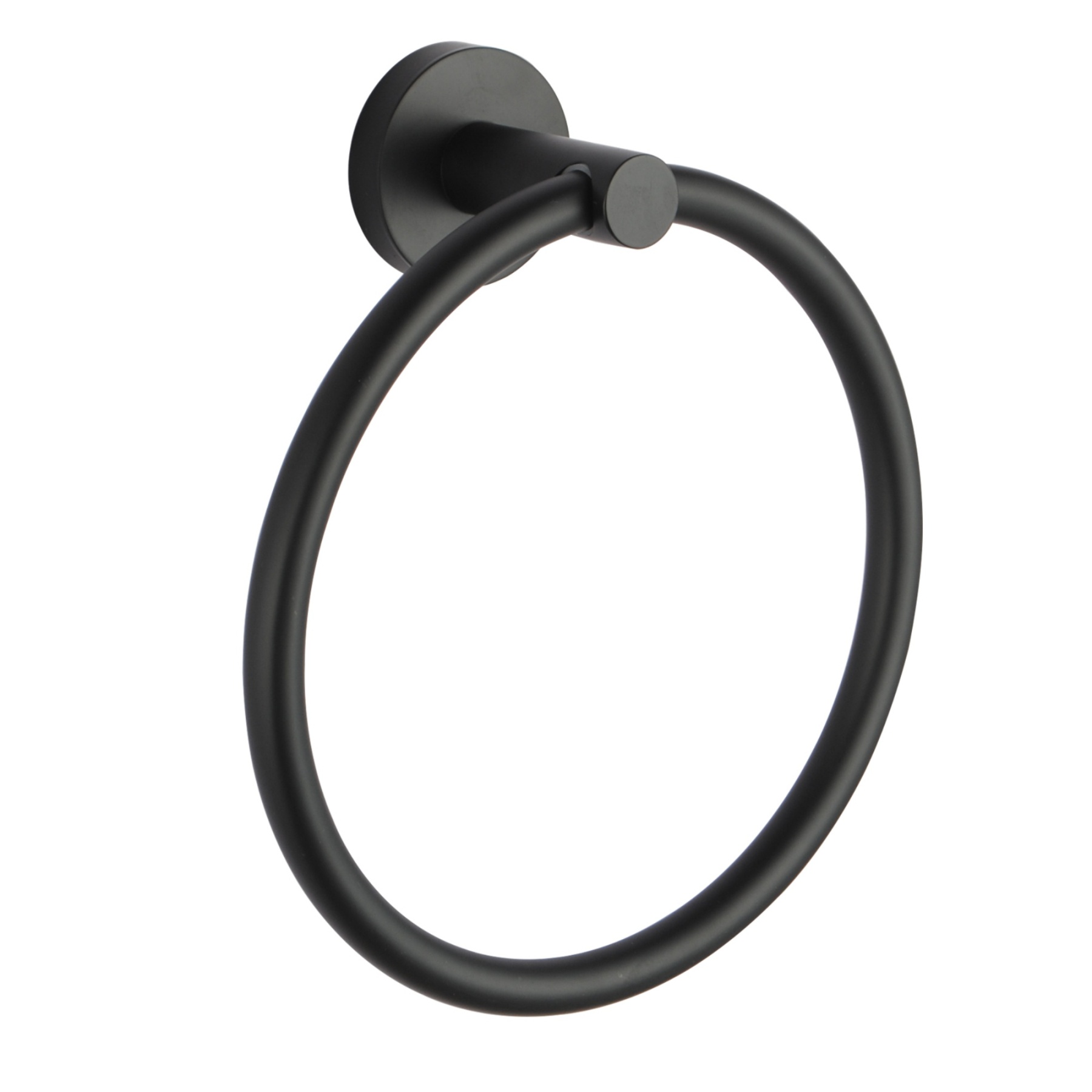 Round Stainless Steel Wall Mounted Hand Towel Ring Rack Rail Bathroom Circle Towel Hanger Holder 