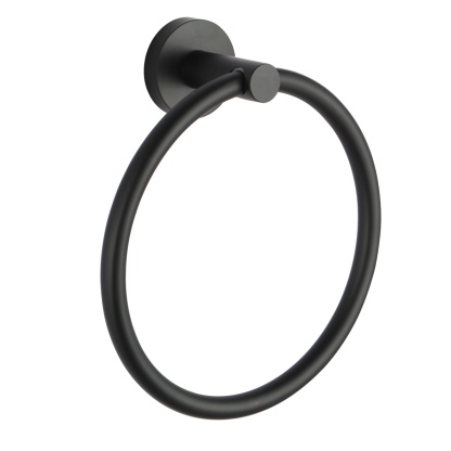 Round Stainless Steel Wall Mounted Hand Towel Ring Rack Rail Bathroom Circle Towel Hanger Holder 