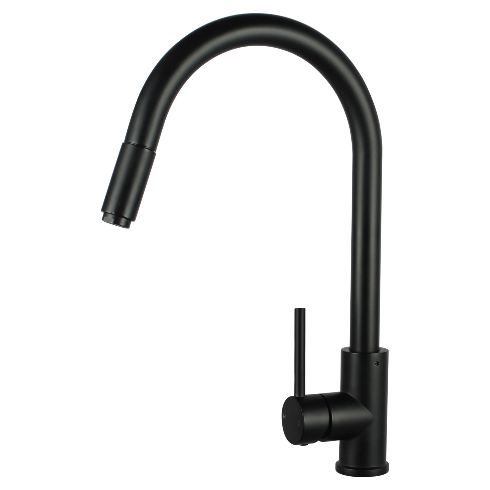 360° Swivel Pull Out Spout Kitchen Mixer Tap Kitchen Basin Sink Faucet Chrome / Matte Black / Brushed Yellow Gold