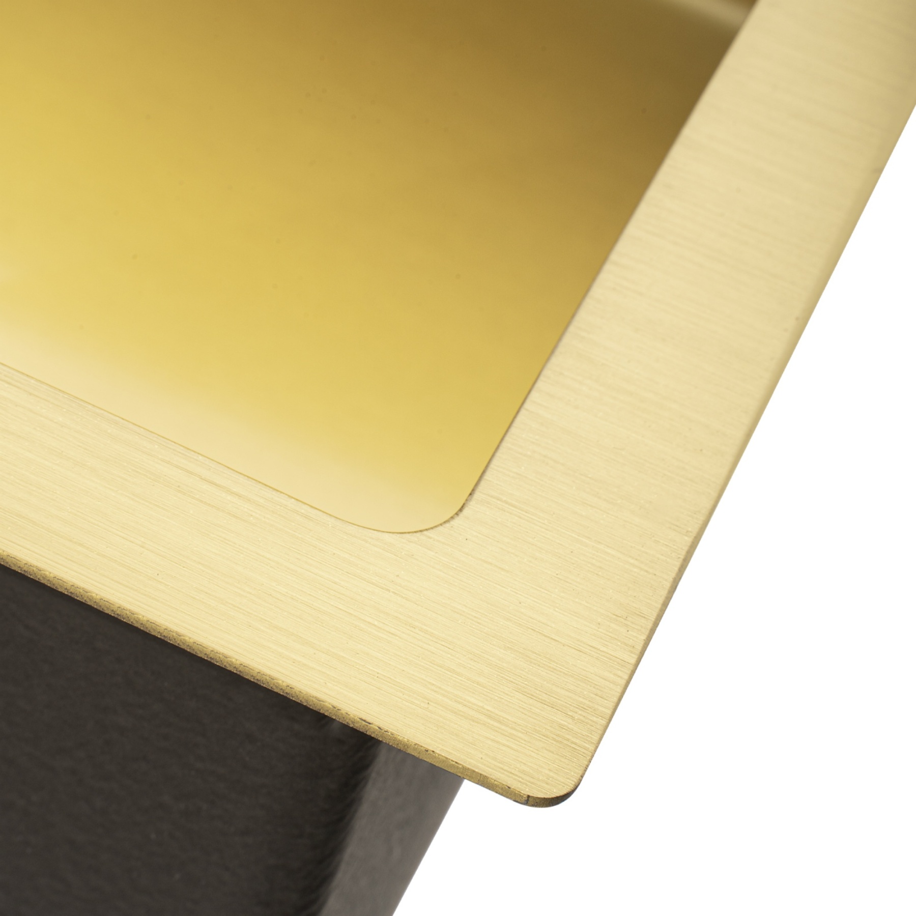 710x450mm Double Bowl Stainless Steel Kitchen Laundry Sink Basin Brushed Yellow Gold/Dark Grey/Silver