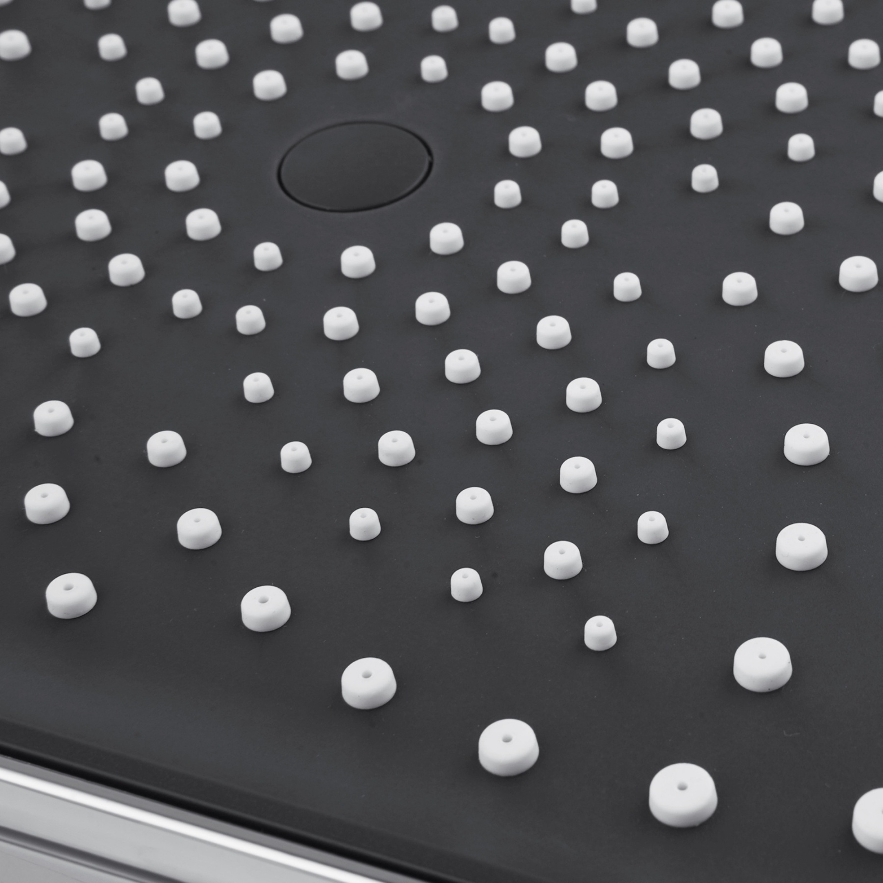 12'' 300mm Rectangular Rainfall Shower Head Bathroom Plastic Shower Head Rose