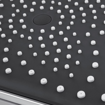 12'' 300mm Rectangular Rainfall Shower Head Bathroom Plastic Shower Head Rose