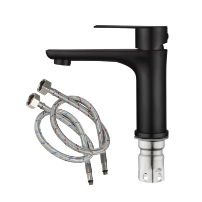 Stainless Steel Bathroom Basin Mixer Tap Laundry Sink Vanity Counter Top Faucet
