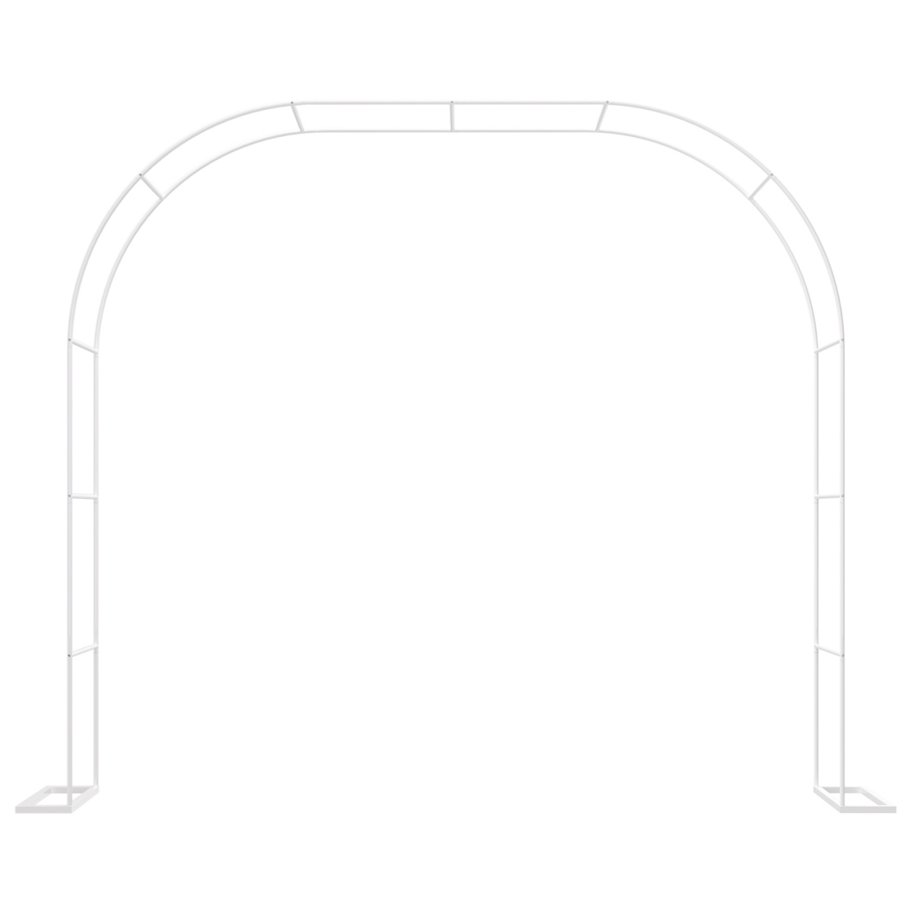 Garden Arch Wedding Party Balloon Decoration Archway Climbing Flower Plants Arbour Vine Stand Trellis White/Black/Dark Green