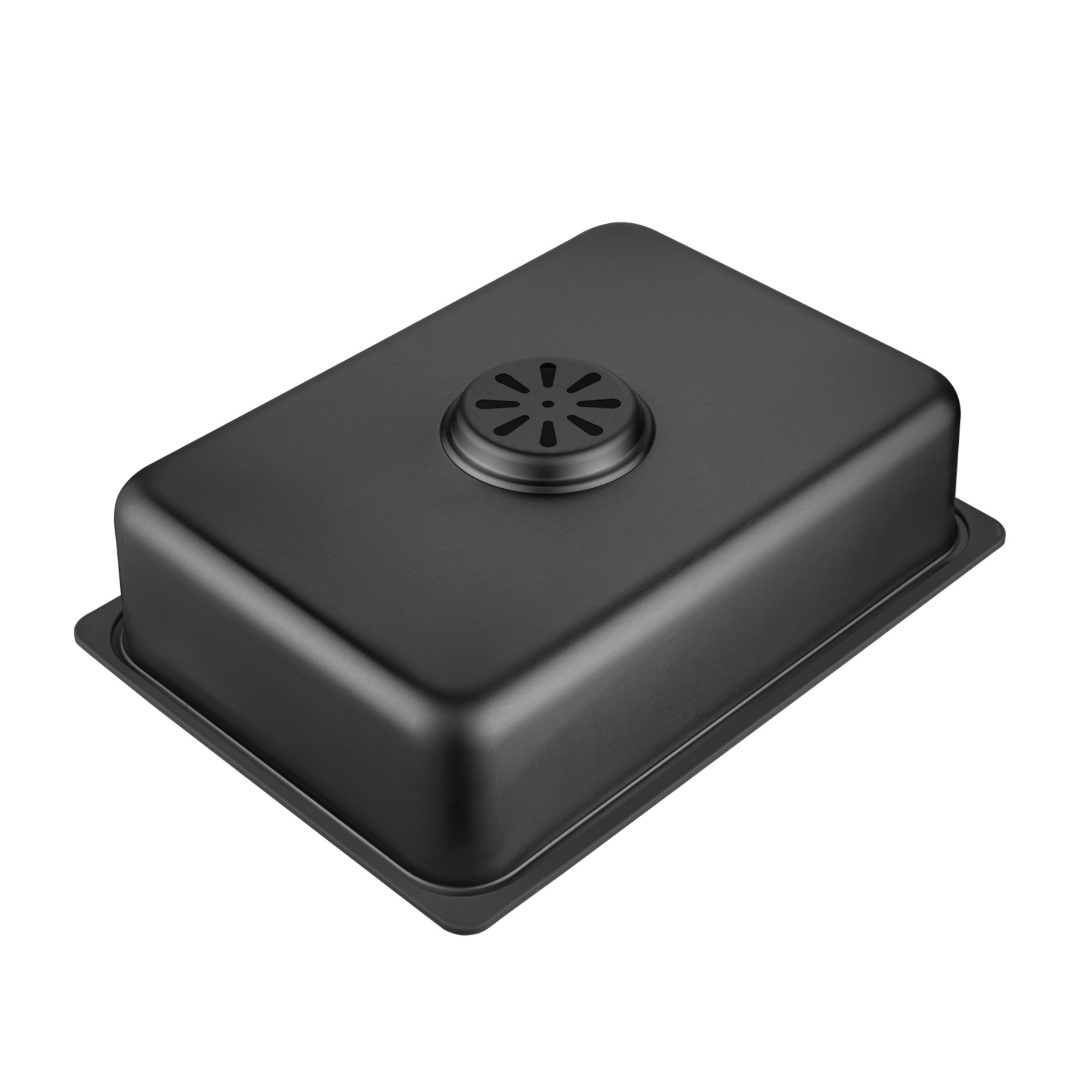 Stainless Steel Single Bowl Counter Top Control Kitchen Sink Smart Drainage Detachable Colander Satin Brush/Dark Grey/Yellow Gold