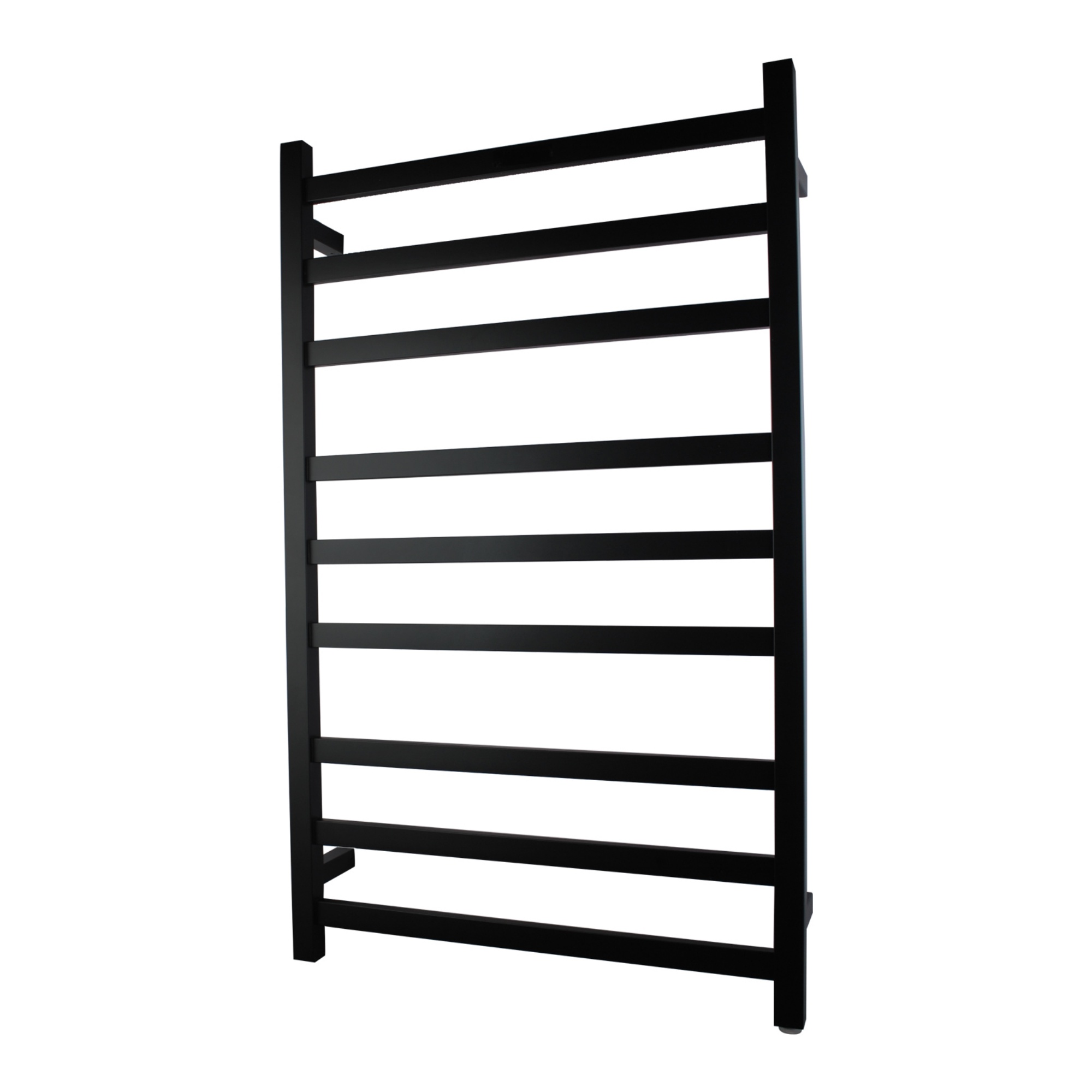 600 x 1000mm 9 Bar Bathroom Electric Stainless Steel Heated Towel Rail Rack Wall Mounted Tower Clothes Warmer Hanger Holder Black/Chrome