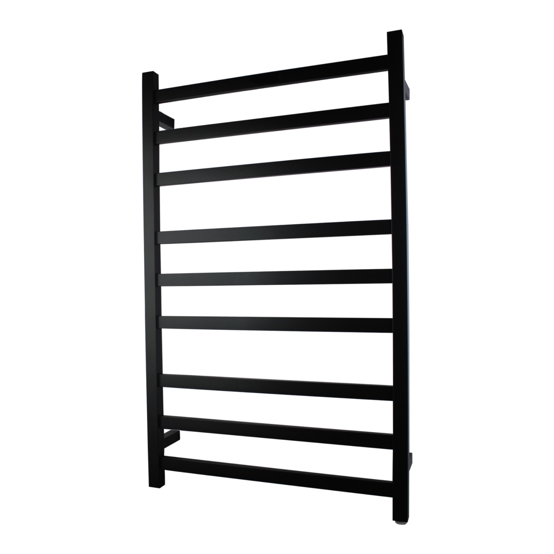 600 x 1000mm 9 Bar Bathroom Electric Stainless Steel Heated Towel Rail Rack Wall Mounted Tower Clothes Warmer Hanger Holder Black/Chrome