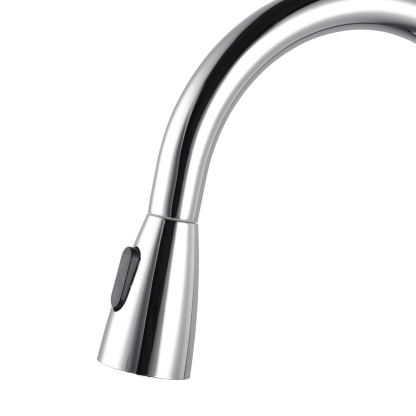 2 Functions Chrome Pull Out Kitchen Sink Basin Mixer Tap Brass 360° Swivel Spout Kitchen Faucet WELS