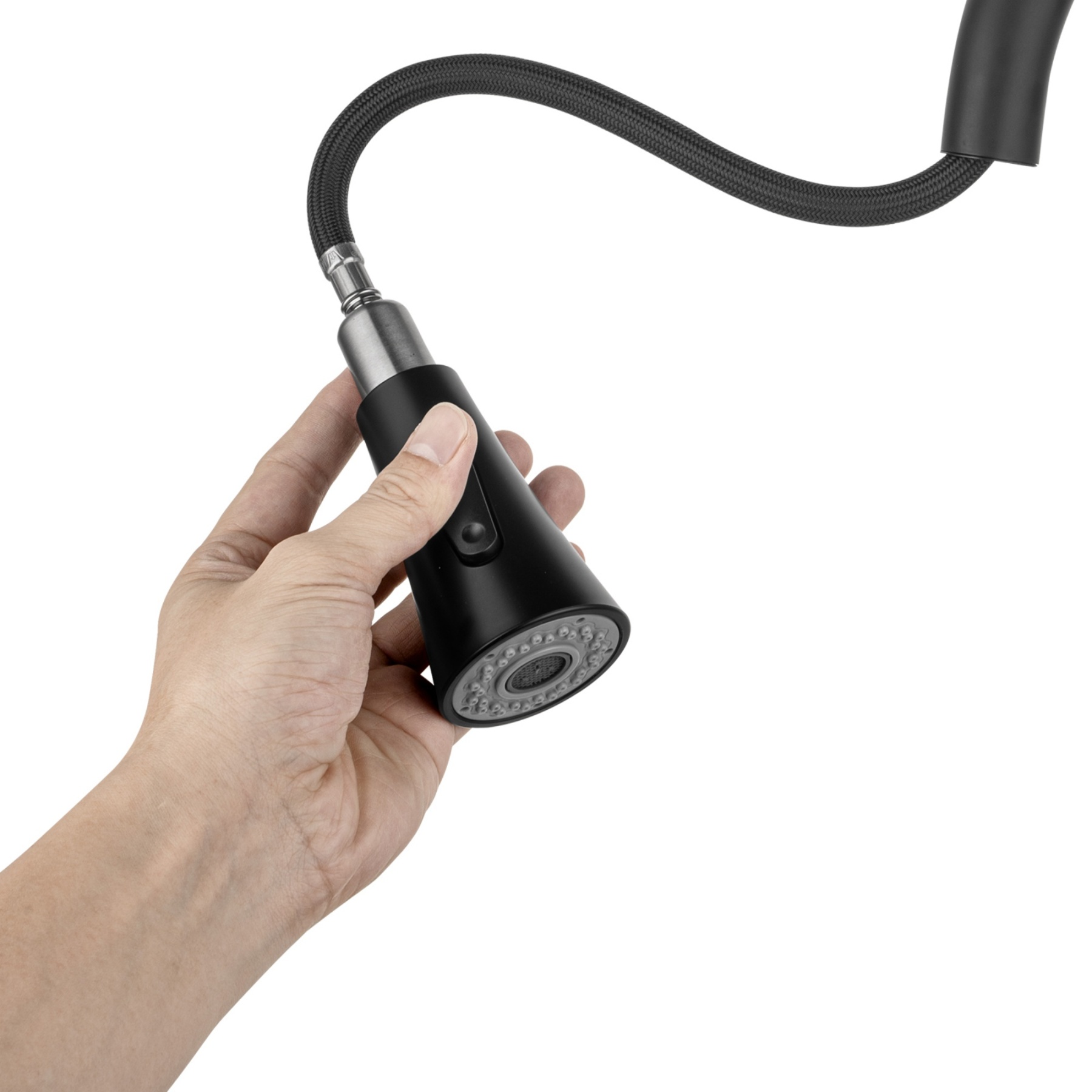 2 Function Pull-Out Kitchen Sink Mixer Tap Stainless Steel 360° Swivel Spout Laundry Basin Sink Faucet