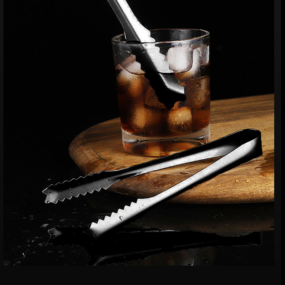 12pcs Bartender Black Cocktail Shaker Set Stainless Steel Maker Wooden Stand