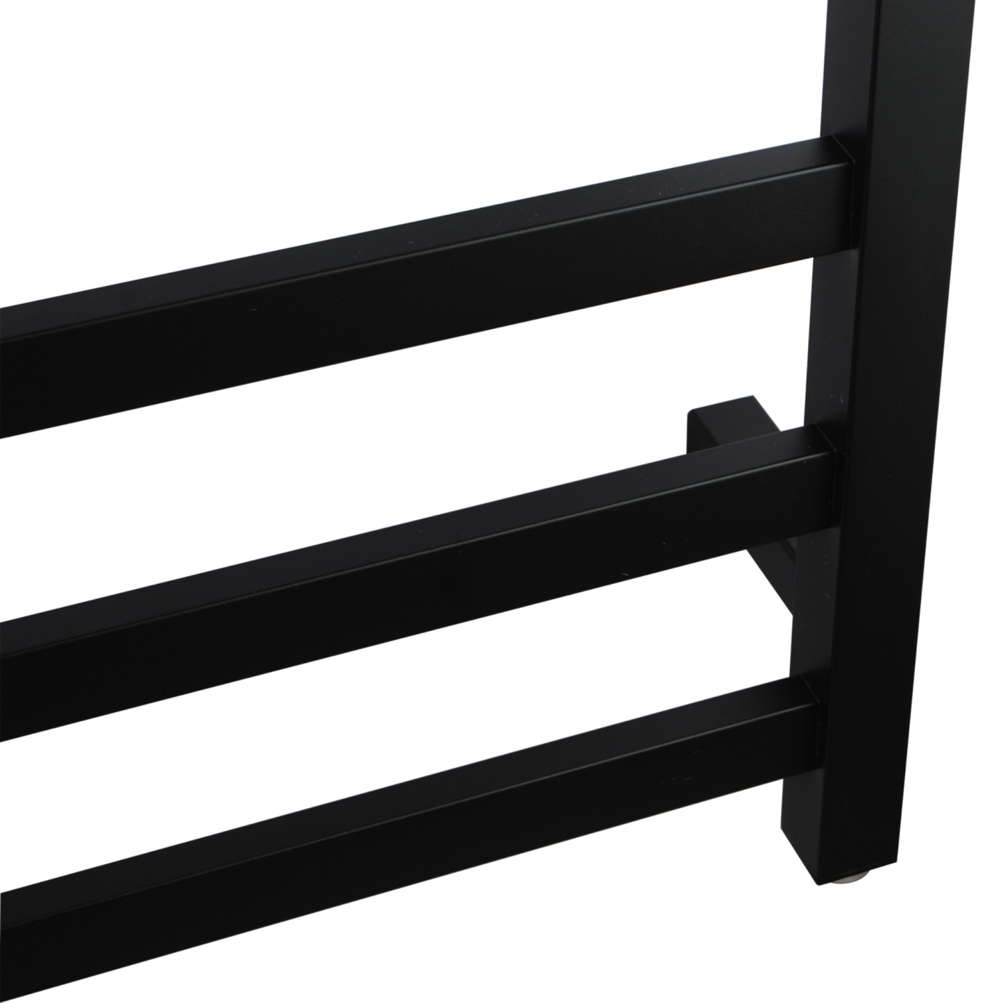 600 x 1000mm 9 Bar Bathroom Electric Stainless Steel Heated Towel Rail Rack Wall Mounted Tower Clothes Warmer Hanger Holder Black/Chrome