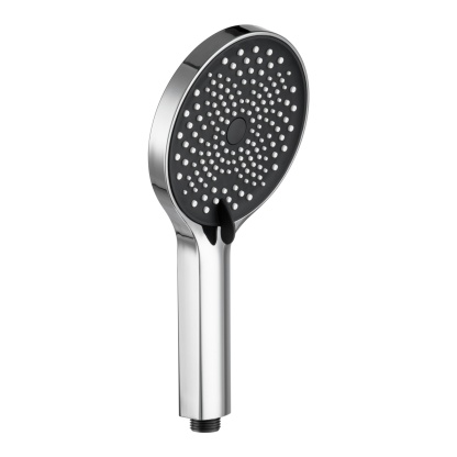 Chrome Short Stainless Steel Twin Shower Hand-held Shower Head Shower Arm Shower Head 