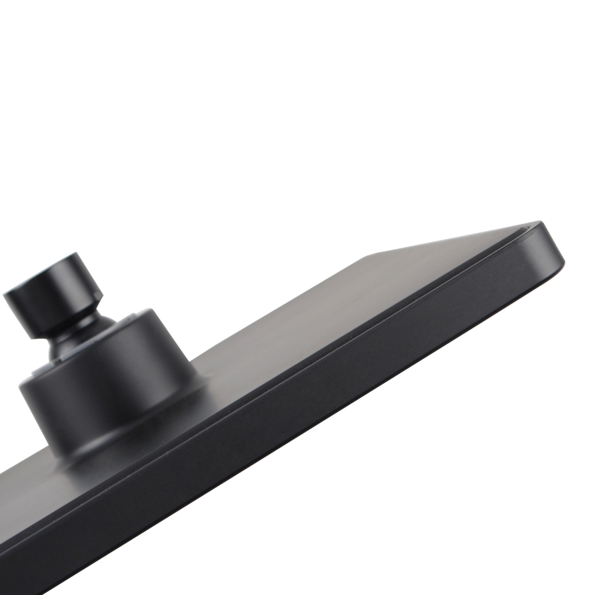 8'' 200mm Matte Black Square Shower Head ABS Plastic Rainfall Bathroom Shower Head Rose