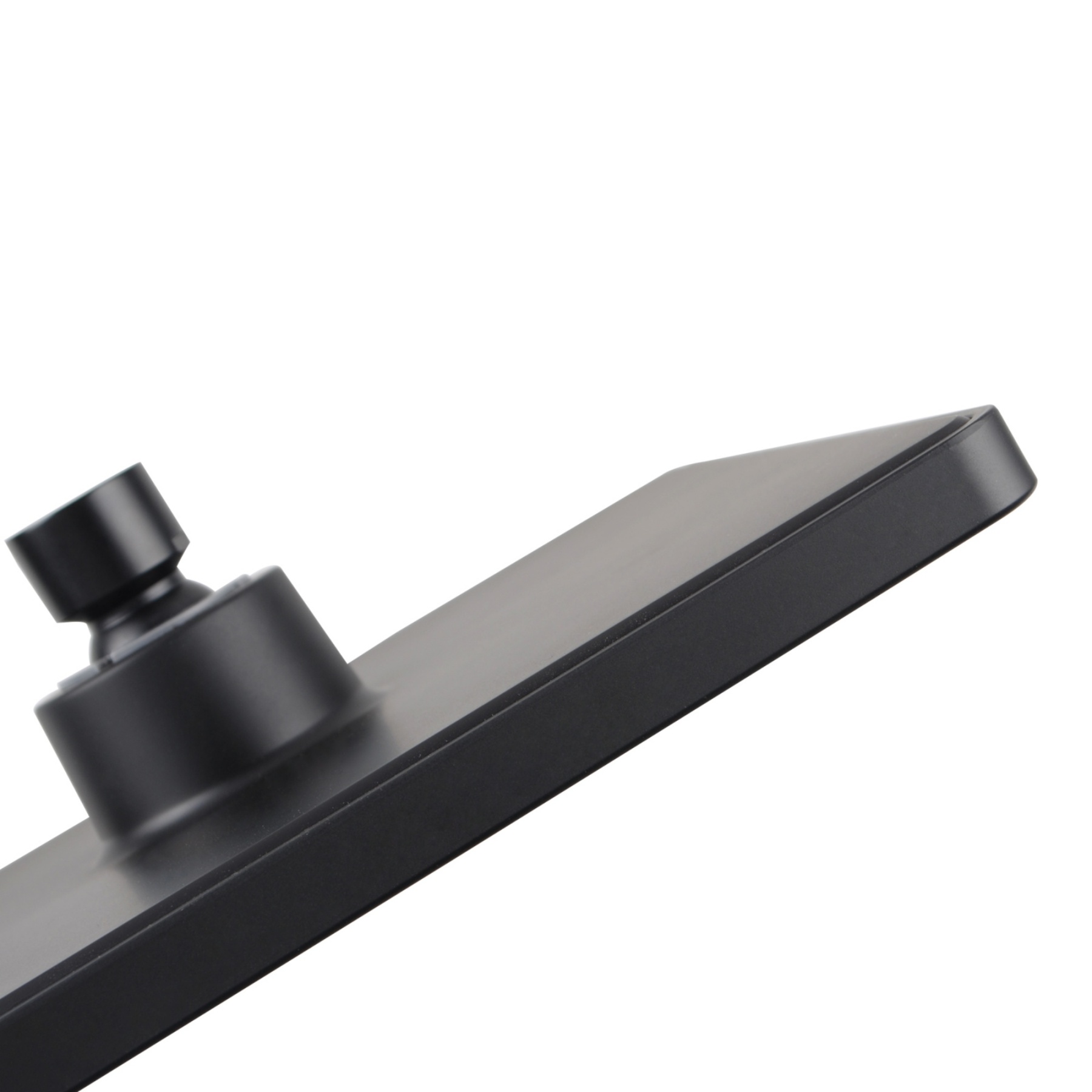 8'' 200mm Matte Black Square Shower Head ABS Plastic Rainfall Bathroom Shower Head Rose