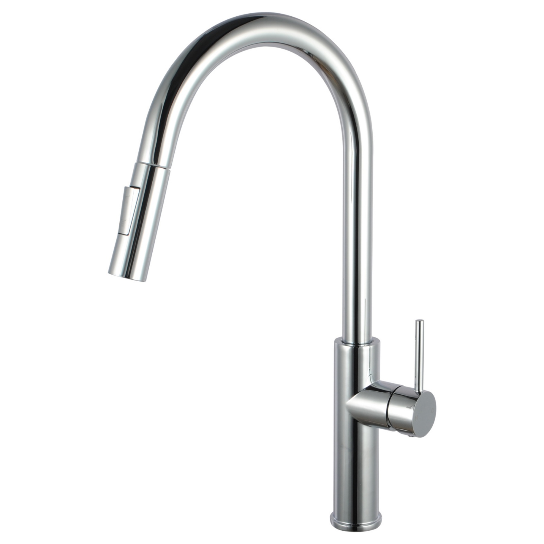 2 Functions Chrome Pull-Out Kitchen Sink Basin Mixer Tap Swivel Spout Faucet 