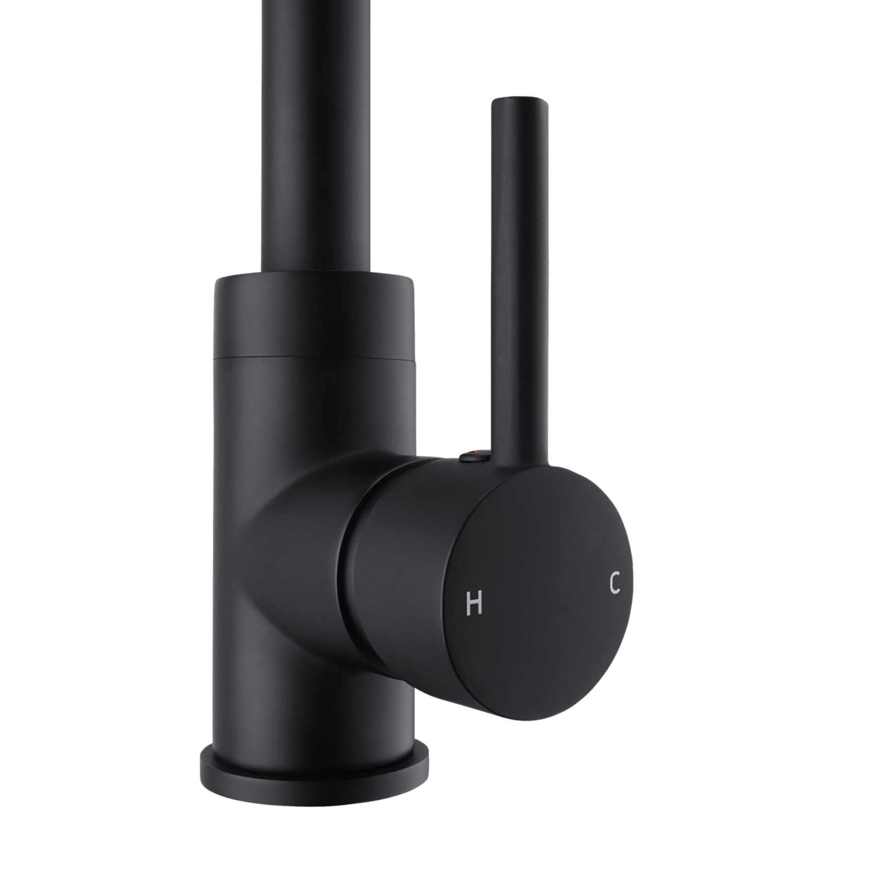 360° Swivel Spout Brass Kitchen Mixer Tap Round Laundry Basin Sink Faucet Chrome/Matte Black/Brushed Nickel