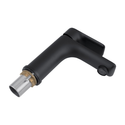 Brass Bathroom Basin Sink Mixer Tap Laundry Vanity Flick Spout Faucet Chrome/Black/White/Brushed Yellow Gold