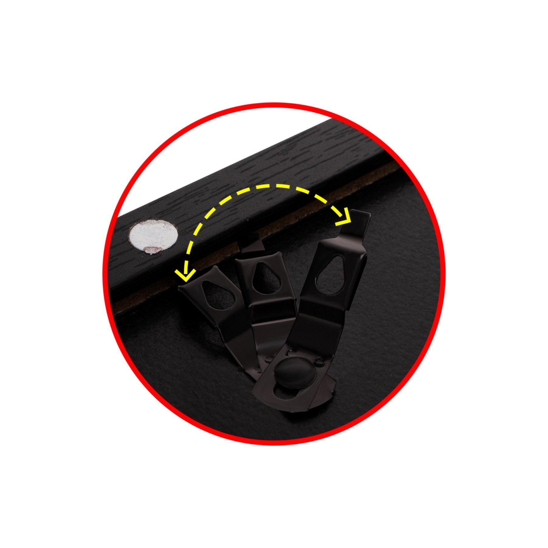 A4 2PCs Wooden Kids Artwork Frames Children Art Projects Display Frames Black / Light Timber / White