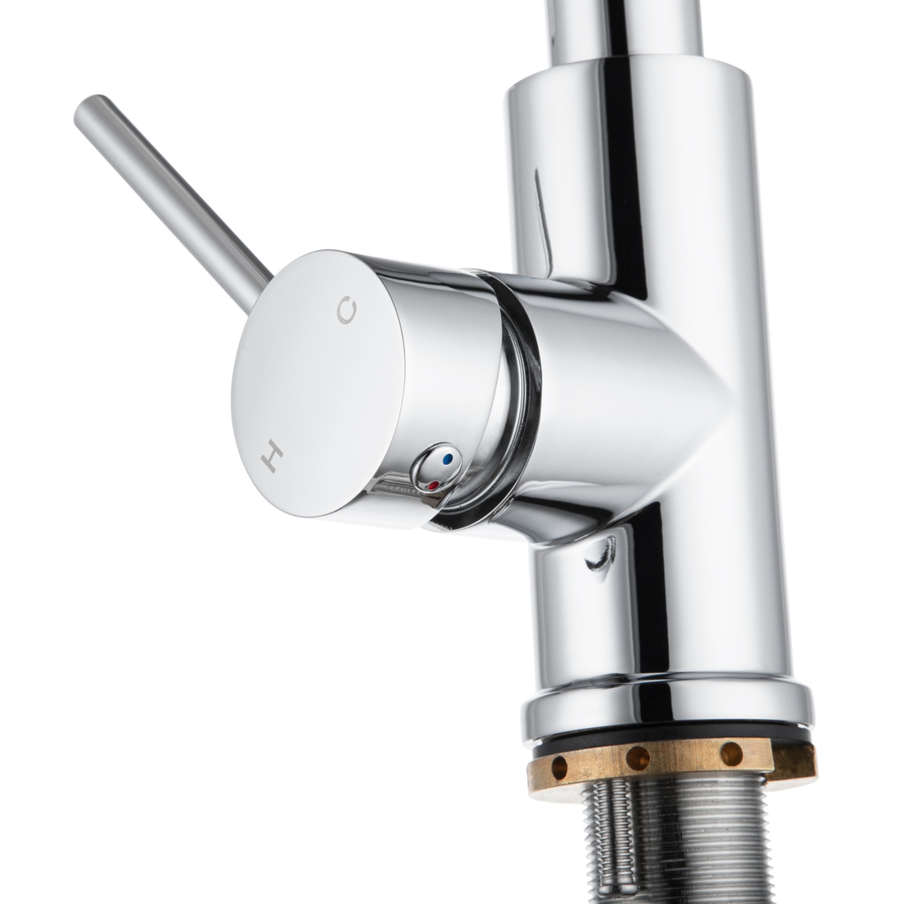 2 Function Pull-Out Button Spray Kitchen Sink Mixer Tap Laundry Basin Sink Swivel Faucet