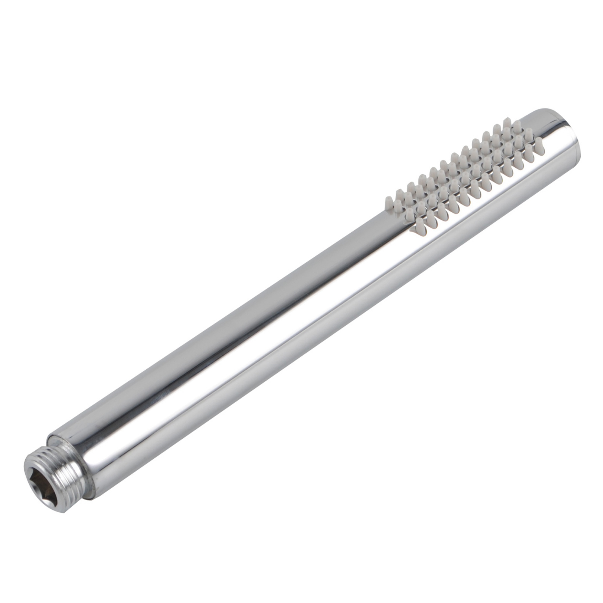 Round Brass Bathroom Hand Held Shower Head Rainfall Handel Spray Rose Chrome/Black