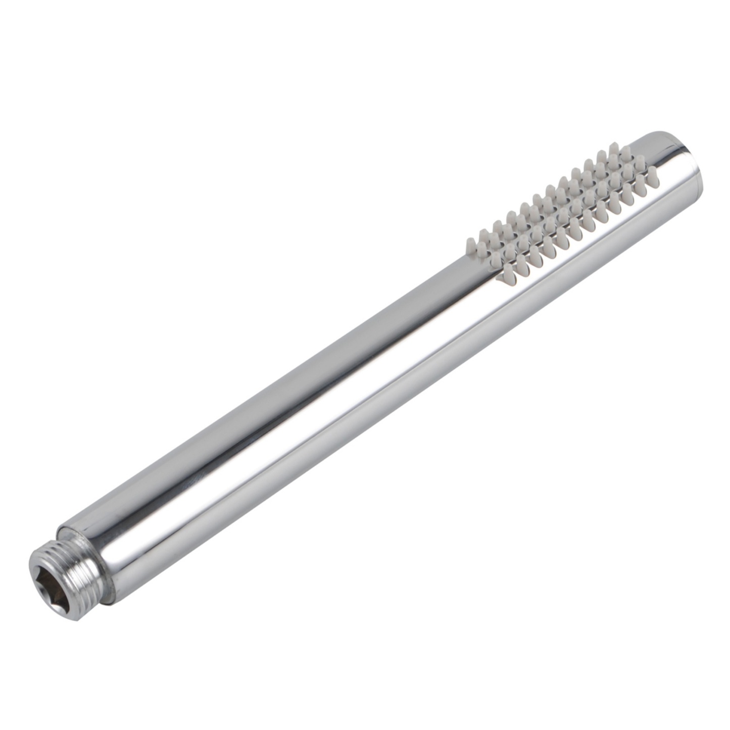 Round Brass Bathroom Hand Held Shower Head Rainfall Handel Spray Rose Chrome/Black