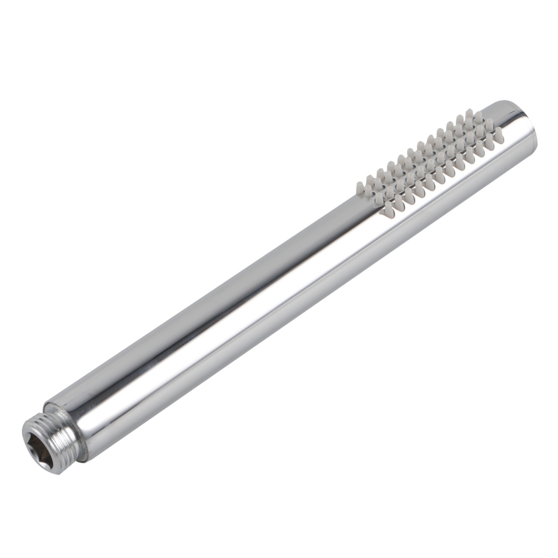 Round Brass Bathroom Hand Held Shower Head Rainfall Handel Spray Rose Chrome/Black