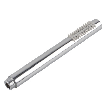 Round Brass Bathroom Hand Held Shower Head Rainfall Handel Spray Rose Chrome/Black