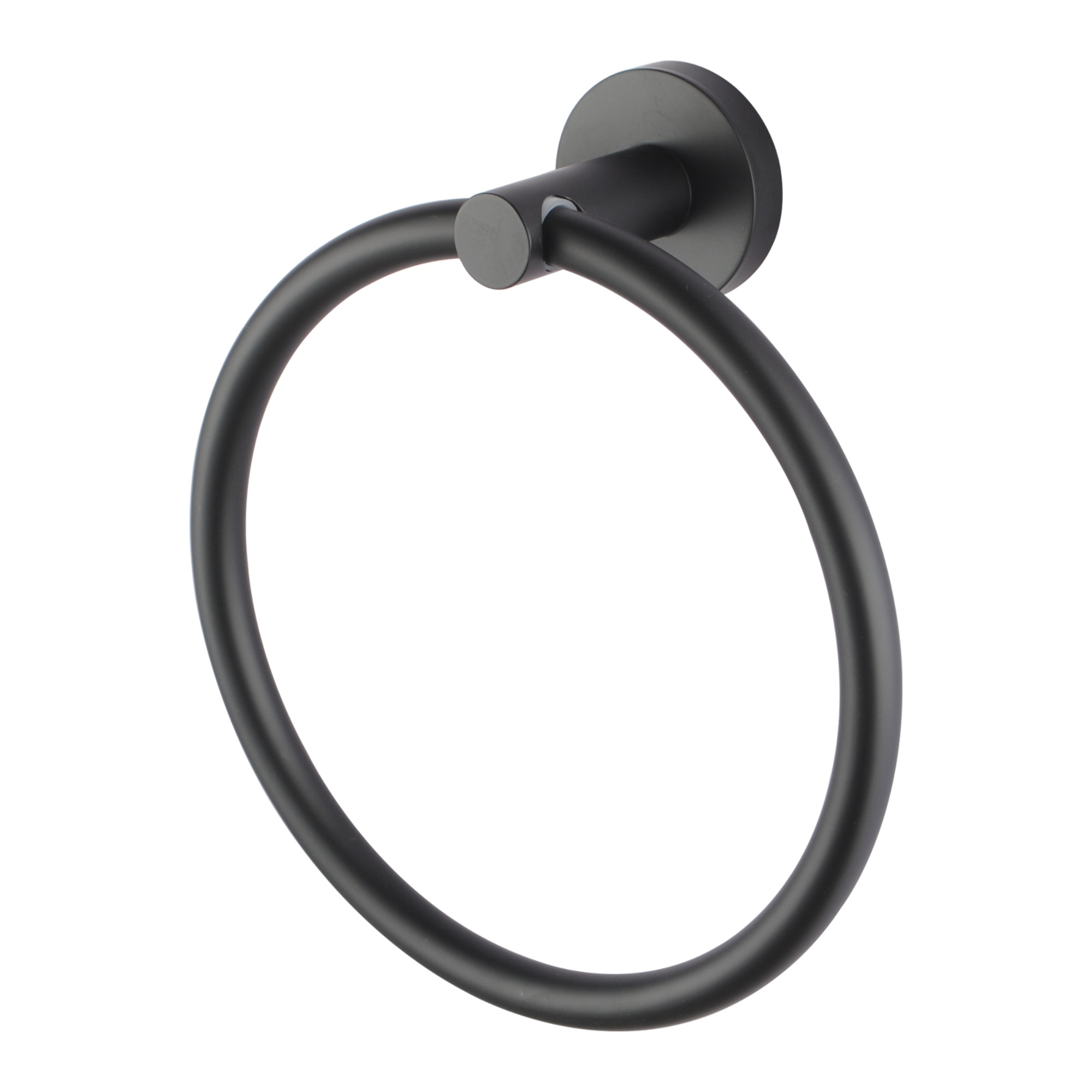 Round Stainless Steel Wall Mounted Hand Towel Ring Rack Rail Bathroom Circle Towel Hanger Holder 
