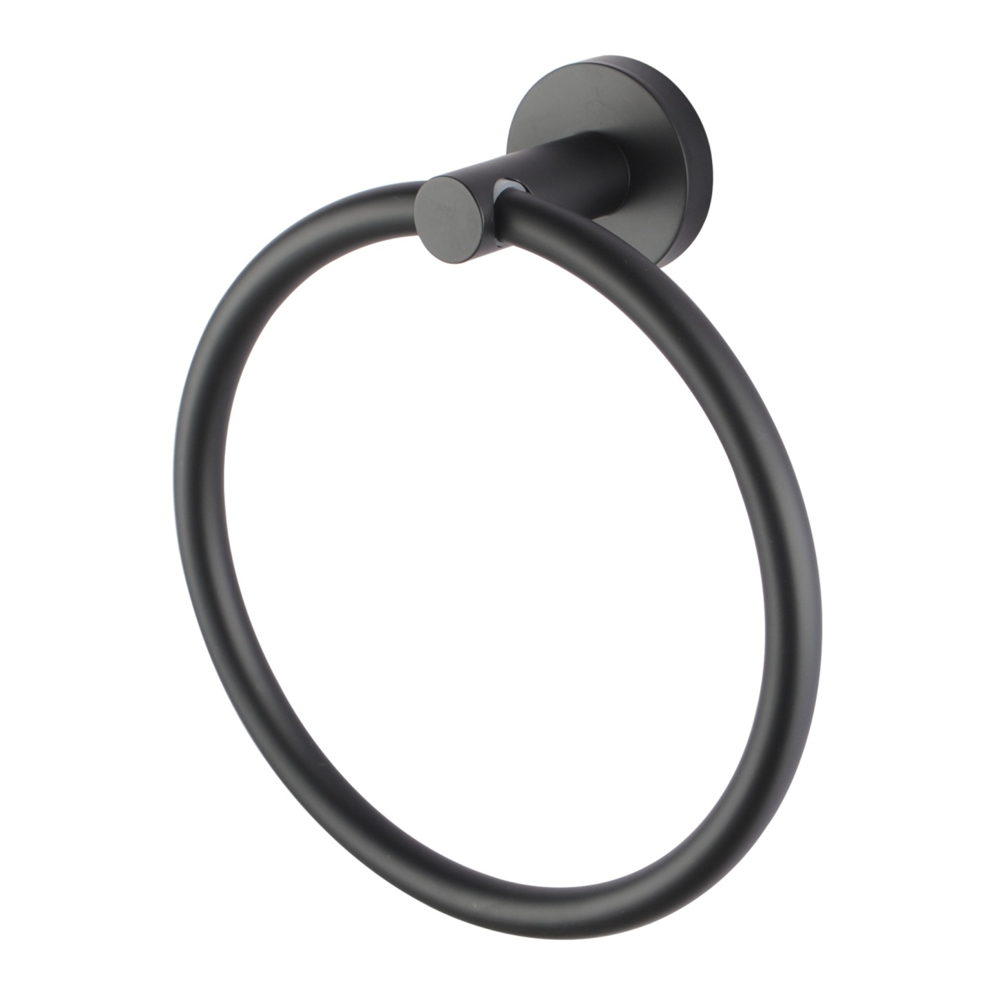 Round Stainless Steel Wall Mounted Hand Towel Ring Rack Rail Bathroom Circle Towel Hanger Holder 