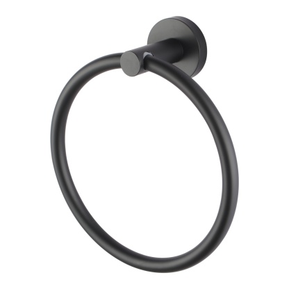 Round Stainless Steel Wall Mounted Hand Towel Ring Rack Rail Bathroom Circle Towel Hanger Holder 